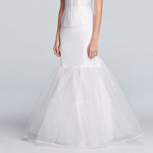 David’s Bridal Wedding Dress Tulle Petticoat Slip Under Skirt